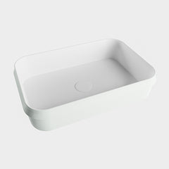 MONDIAZ ARVO Waskom solid surface 55cm kleur Greey / Talc