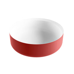MONDIAZ COSS Waskom solid surface 36cm kleur Fire / Talc