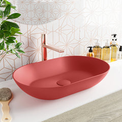 MONDIAZ ONNI Waskom solid surface 55cm kleur Fire / Fire