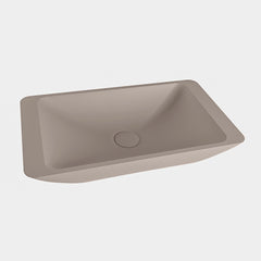 MONDIAZ TOPI Waskom solid surface 60cm kleur Smoke / Smoke