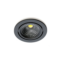 Inbouwspot STAR Ultra Flat -  Rond - Zwart - 3000K