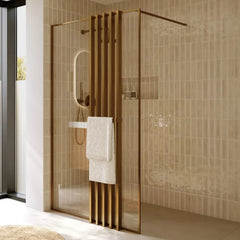 Riho Define inloopdouche - met/zonder decopaneel - mat koper/verouderd ijzer