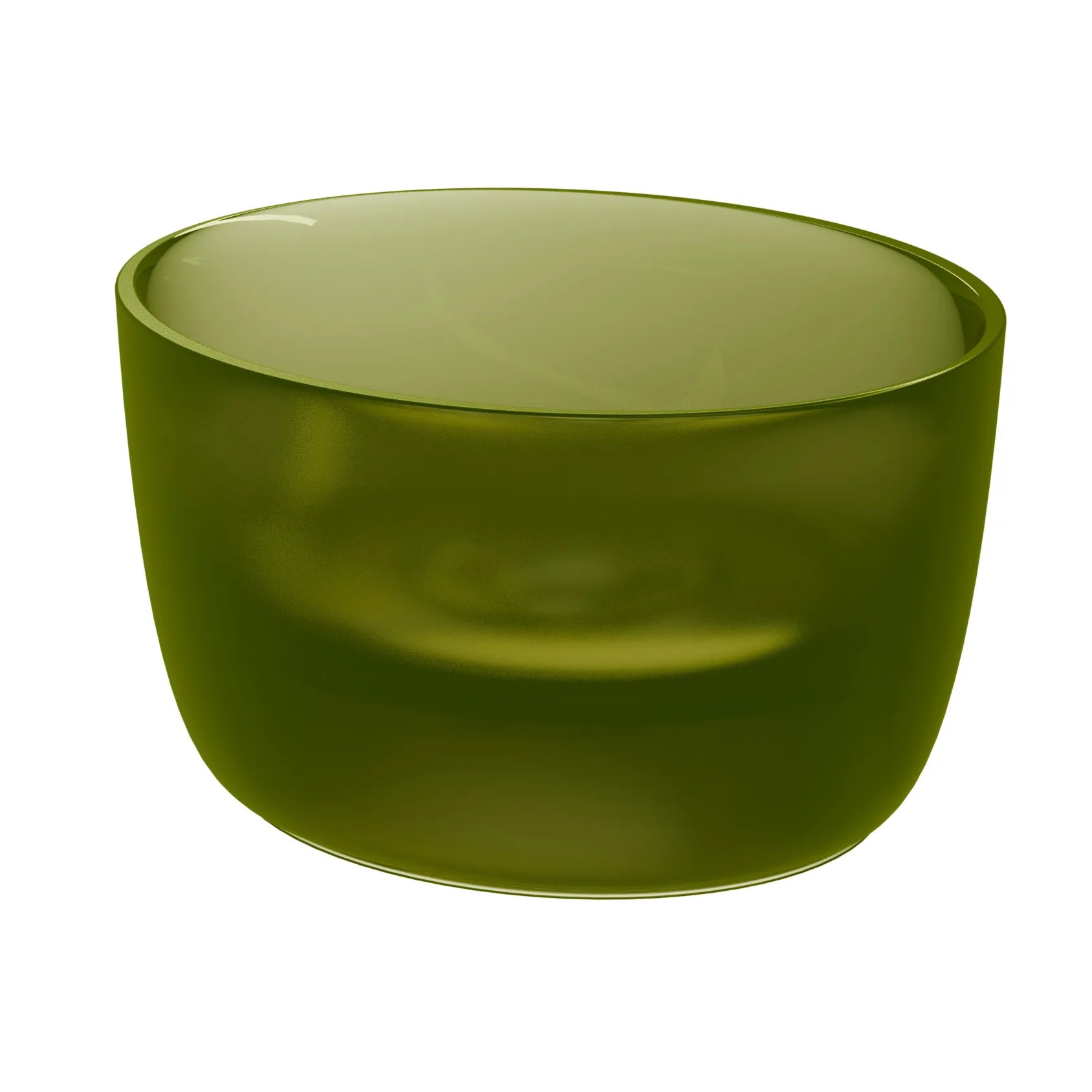 Riho Oval waskom - solid surface - 38x33x20.4cm