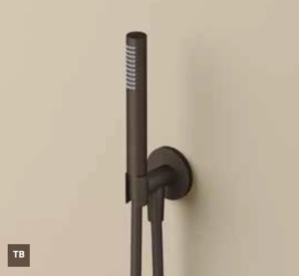 Hotbath Guy M445 handdoucheset met uitlaat - Tuscan bronze