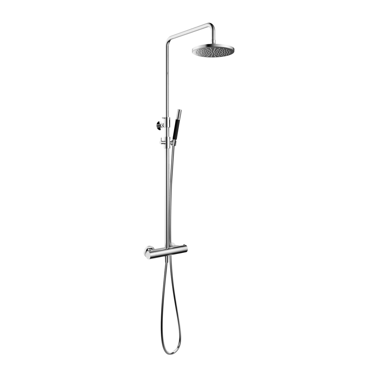 Hotbath Cobber SDS9 thermostatische stortdoucheset - staafhanddouche - 20cm hoofddouche - Chroom