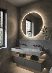 Hipp Design 013 Phantom spiegel brons met verlichting en verwarming