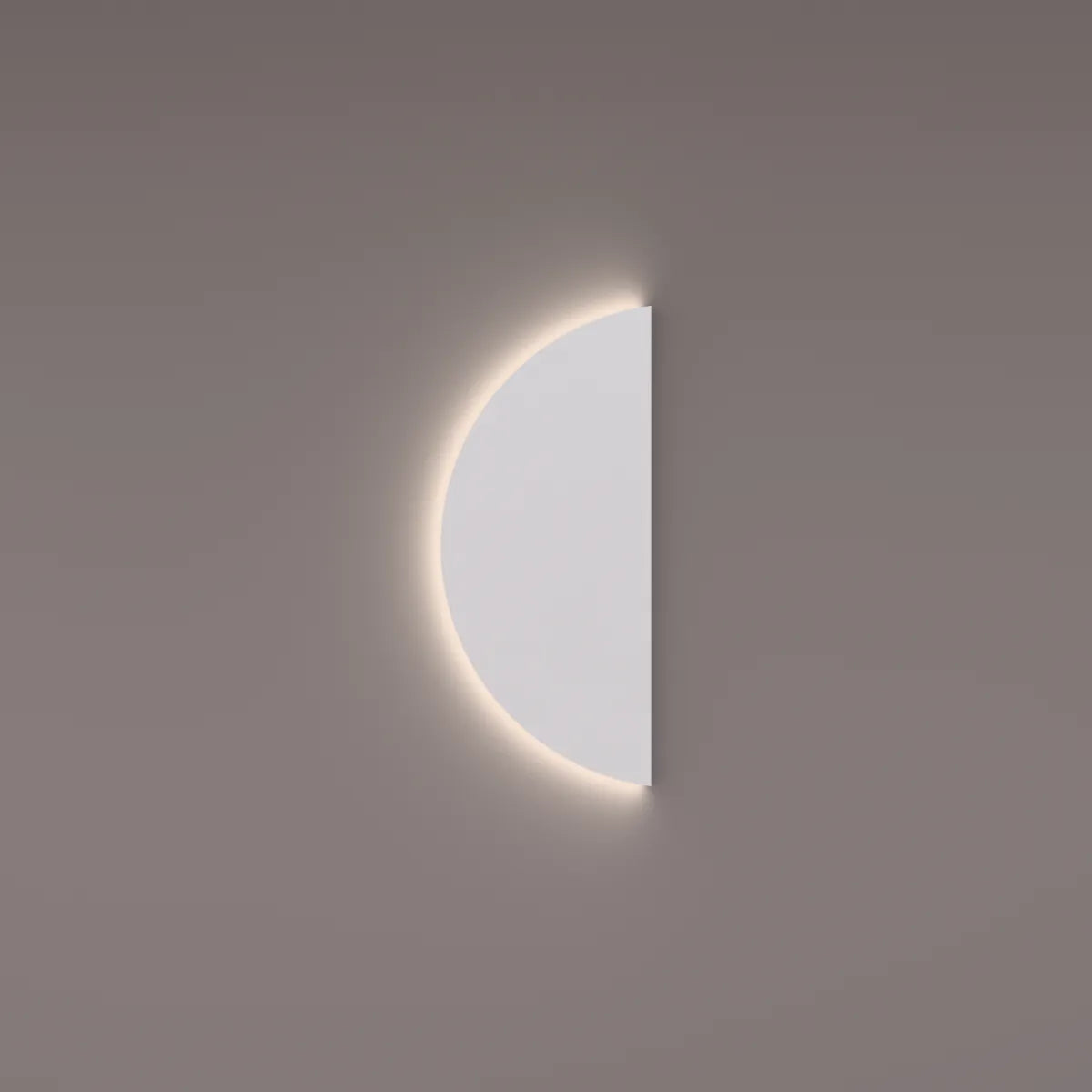 Hipp Design T04 spiegel halfrond met verlichting in de ronding