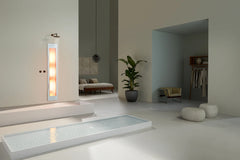 Sunshower Plus L  Round - Infrarood en UV-licht - 185x33 cm - Inbouw
