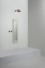 Sunshower One M Round - Infrarood 140x33 cm - Inbouw/opbouw - sand white