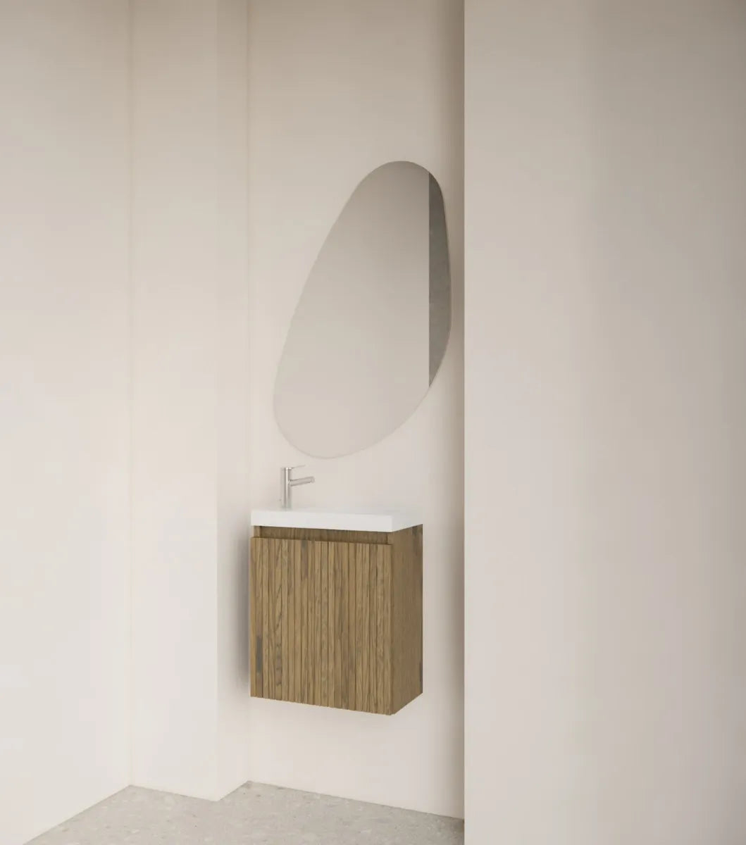 Gliss Design Hemera/Thetis - toiletspiegel - organisch - zonder verlichting