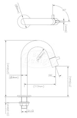 Best Design Dijon toilet tap sunny bronze - bronze